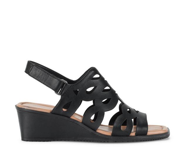 Women's Baretraps Pearl Wedge Sandals in Black color