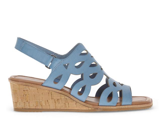 Women's Baretraps Pearl Wedge Sandals in Island Blue color