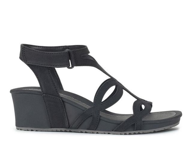 Women's Baretraps Raeanne Wedge Sandals in Black color
