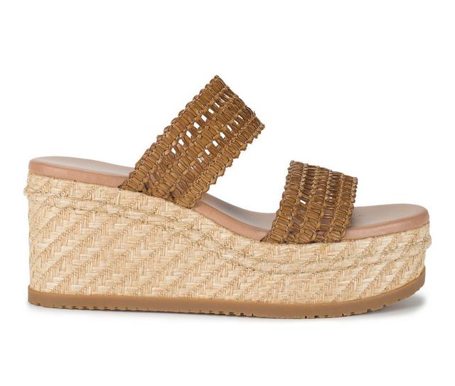 Women's Baretraps Sophie Espadrille Wedge Sandals in Caramel color