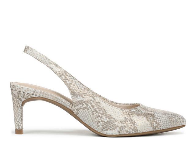 Women's LifeStride Annalise Slingback Pumps in Bone Multi color
