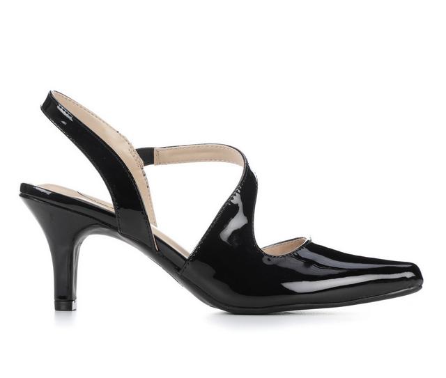 Women's LifeStride Kendra Pumps in Black Pat color