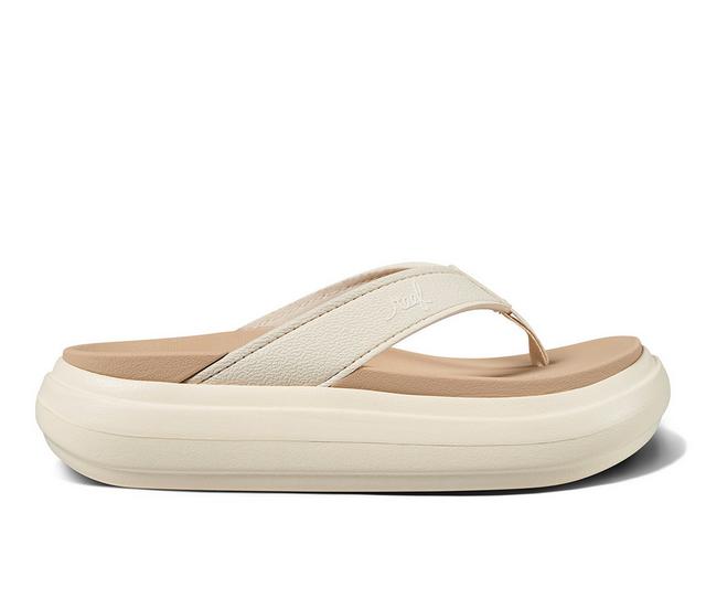 Women's Reef Sierra Platform Flip-Flops in Vintage/Oasis color