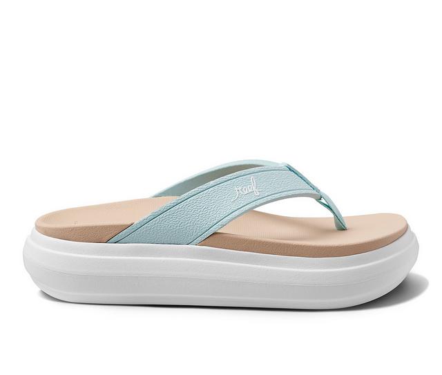 Women's Reef Sierra Platform Flip-Flops in Icy color