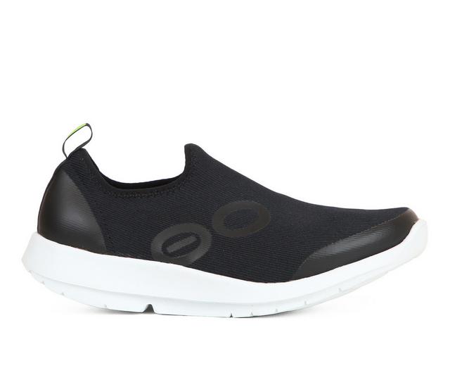 Women's Oofos OOmg Sport Slip-on Sneaker in White/Black color