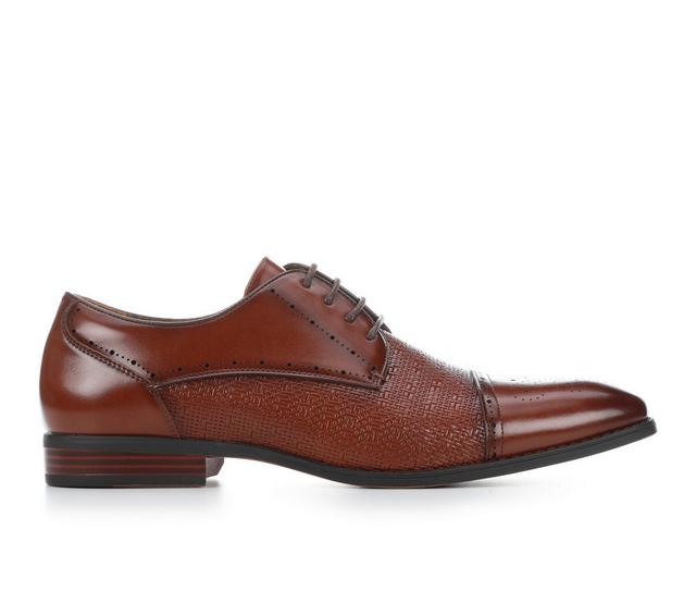 Men's Stacy Adams Nilssen Dress Shoes in Cognac color