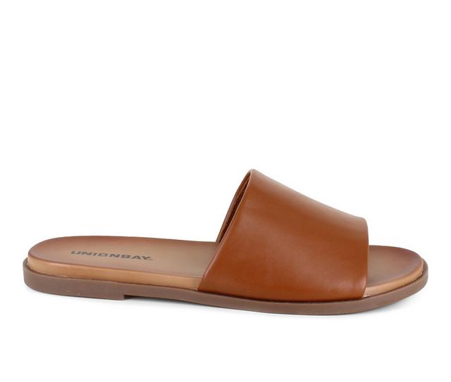 Women's Unionbay Renee Sandals in Cognac color