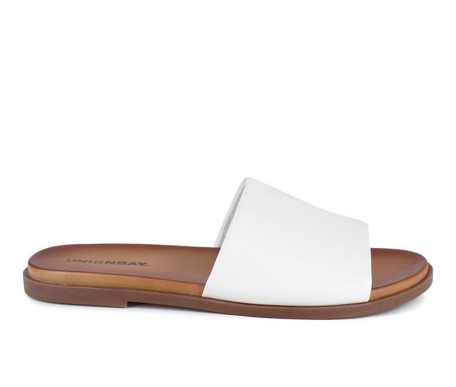 Women's Unionbay Renee Sandals in White color