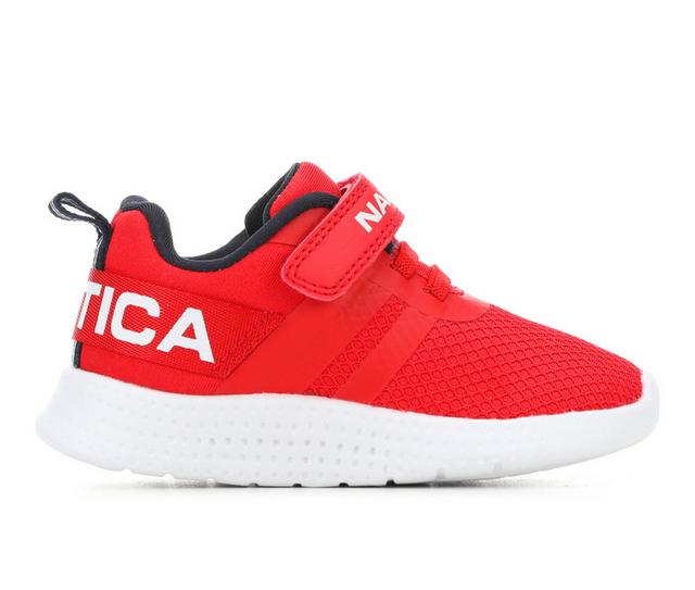 Boys' Nautica Toddler & Little Kid Towhee Sneakers in Red color