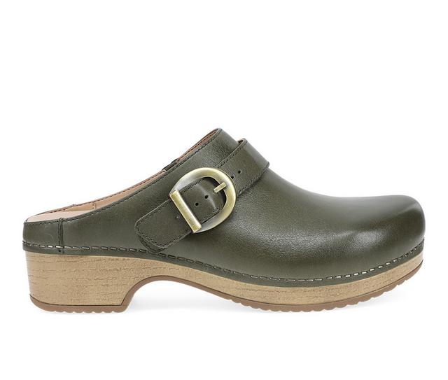 Women's Dansko Baylor Clogs in Ivy color