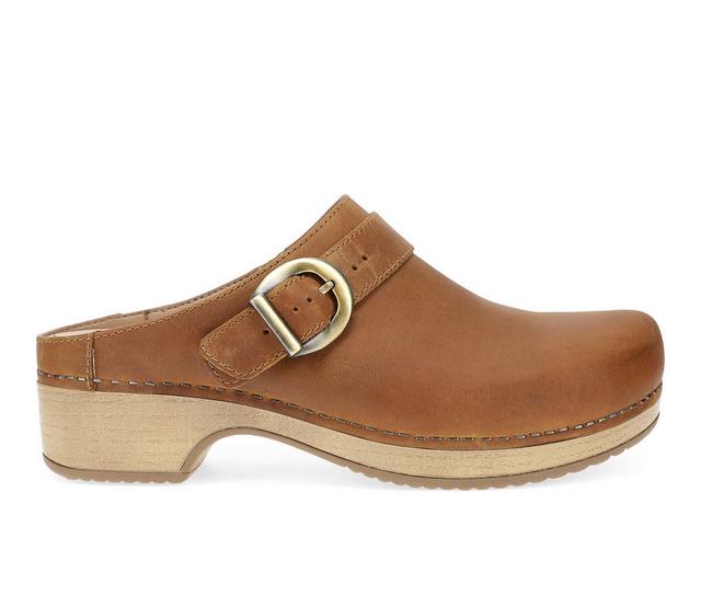 Women's Dansko Baylor Clogs in Tan color