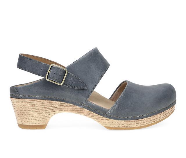 Women's Dansko Lucia Clogs in Denim color