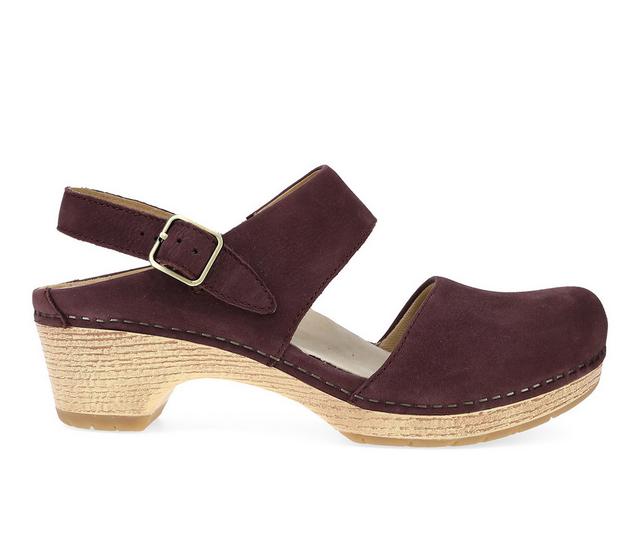 Women's Dansko Lucia Clogs in Fig color