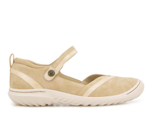 Women's JBU Raven Mary Jane Shoes in Tan/Shimmer color