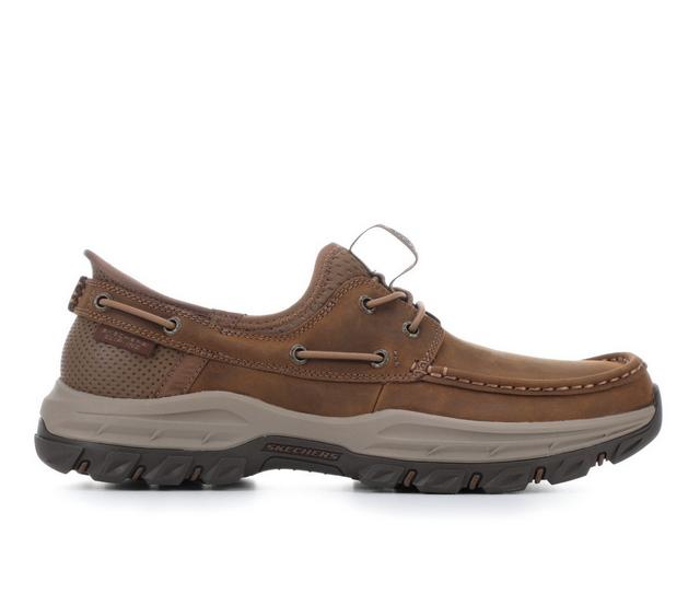 Men's Skechers 205188 Knowlson - Shore Thing Boat Shoes in Desert color