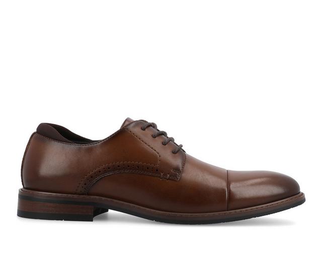 Men's Vance Co. Maning Dress Oxfords in Brown color