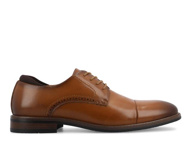 Men's Vance Co. Maning Dress Oxfords in Cognac color