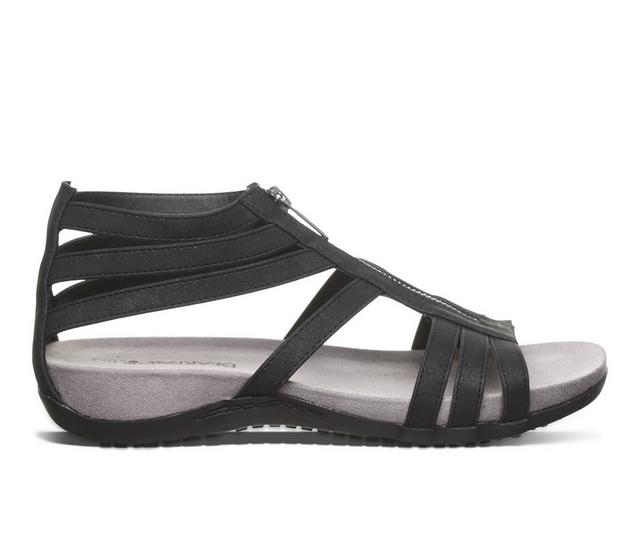 Women's Bearpaw Ronda Sandals in Black color