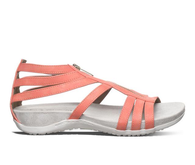Women's Bearpaw Ronda Sandals in Coral color