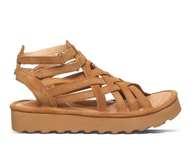 Women's Bearpaw Prominence Platform Sandals in Brown color