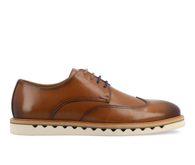 Men's Vance Co. Evander Casual Oxfords in Cognac color