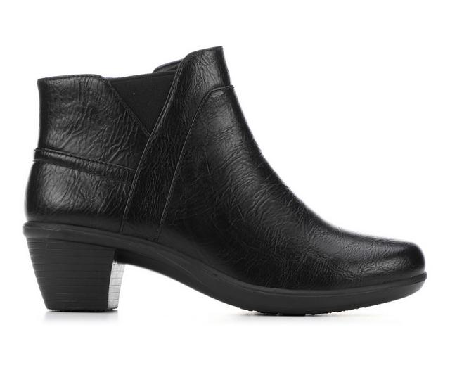 Women's Easy Street Mindy Booties in Black color