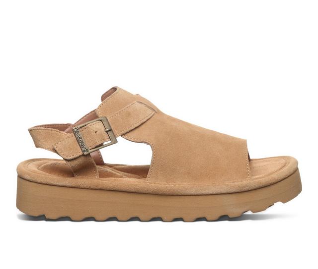 Women's Bearpaw Ascend Sandals in Iced Coffee color