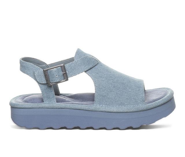 Women's Bearpaw Ascend Sandals in Denim Blue color