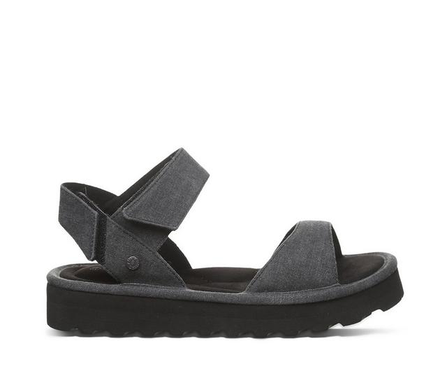 Women's Bearpaw Crest Sandals in Black color