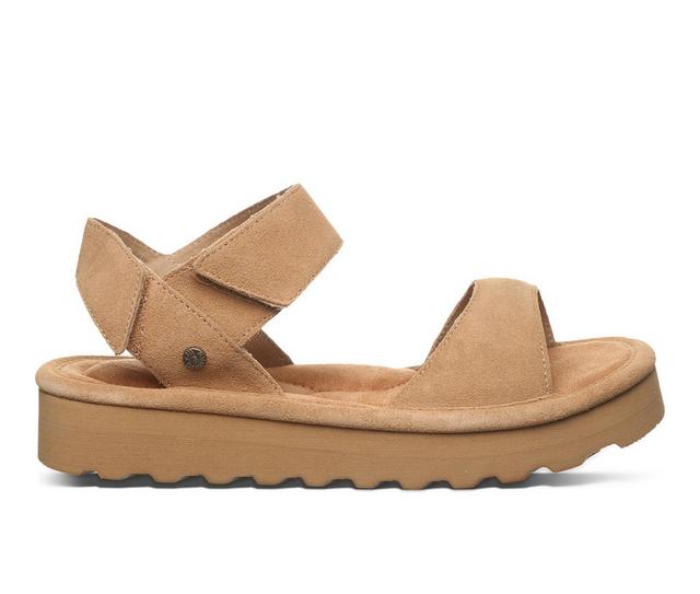 Women's Bearpaw Crest Sandals in Iced Coffee color
