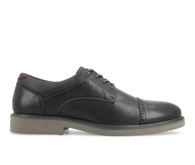 Men's Vance Co. Dexter Dress Shoes in Grey color