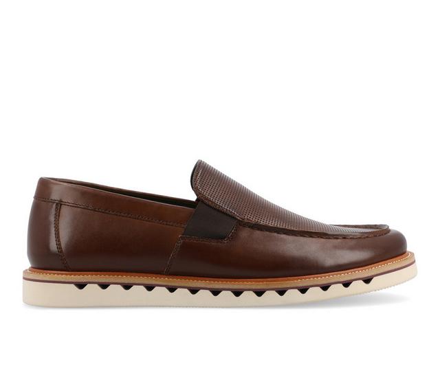 Men's Vance Co. Dallas Casual Loafers in Brown color