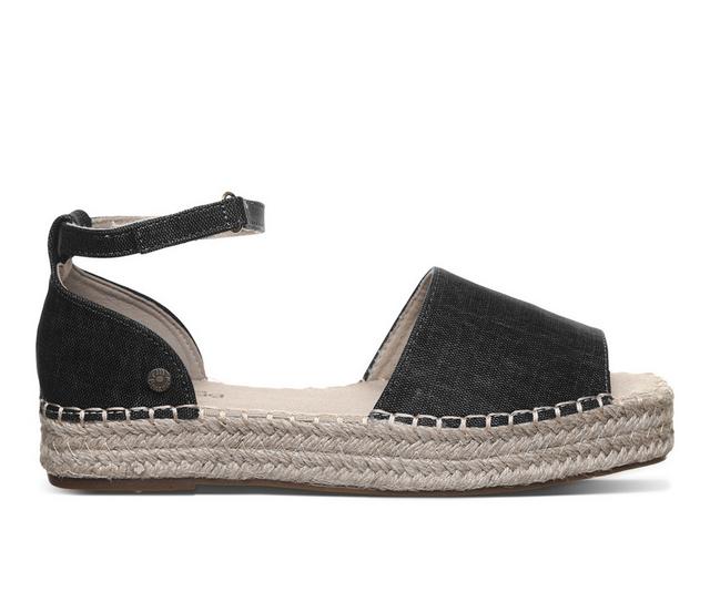 Women's Bearpaw Affogato Espadrille Sandals in Black color