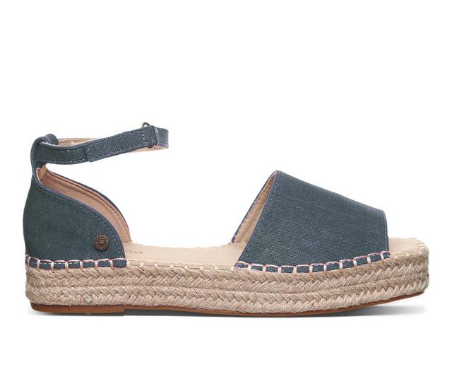 Women's Bearpaw Affogato Espadrille Sandals in Navy color