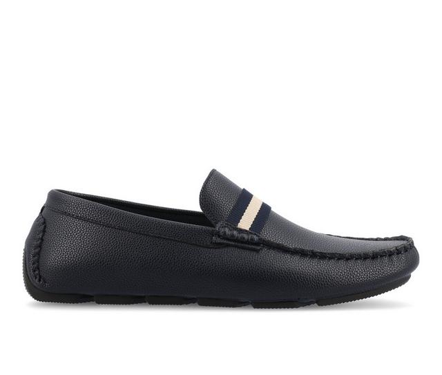 Men's Vance Co. Griffin Casual Loafers in Blue color