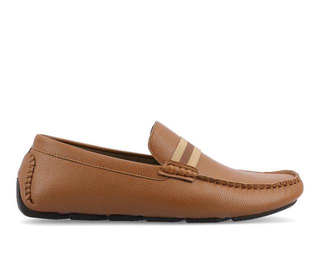 Men's Vance Co. Griffin Casual Loafers in Cognac color