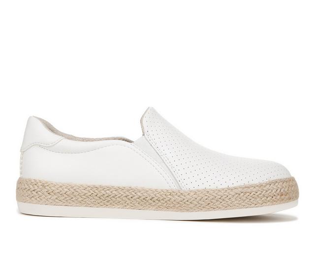 Women's Dr. Scholls Madison Sun Slip On Shoes in White Smooth color