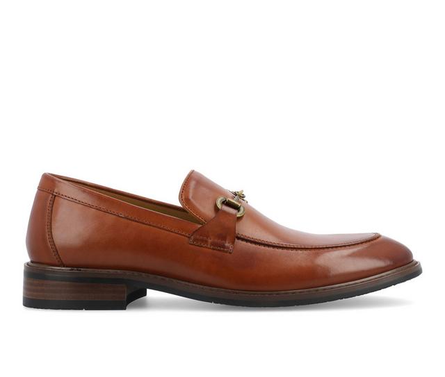 Men's Vance Co. Rupert Dress Loafers in Cognac color