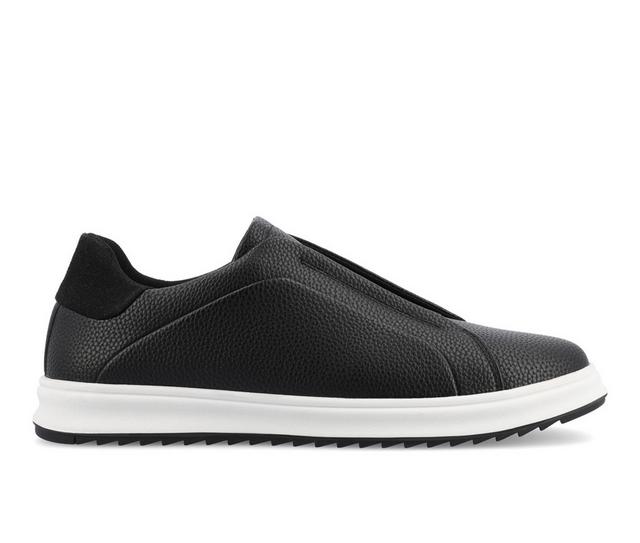 Men's Vance Co. Matteo Casual Slip On Shoes in Black color