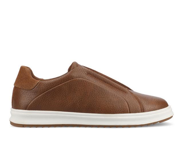 Men's Vance Co. Matteo Casual Slip On Shoes in Brown color