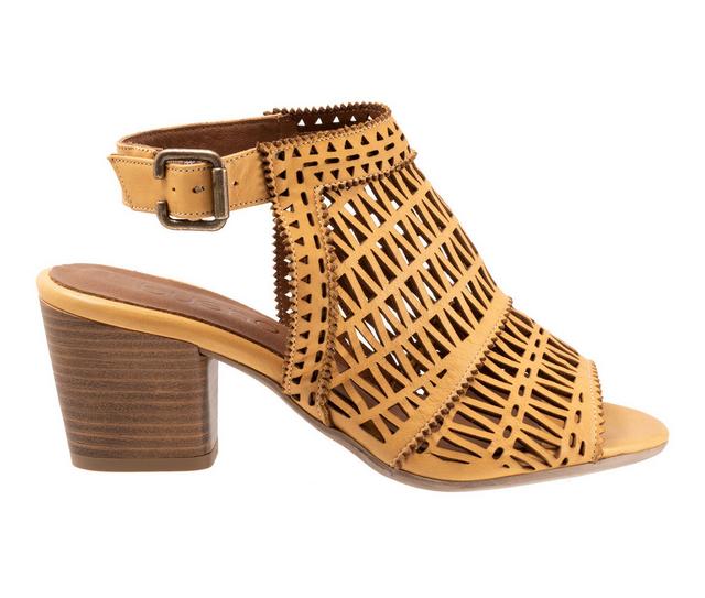 Women's Bueno Candice Dress Sandals in Mustard color
