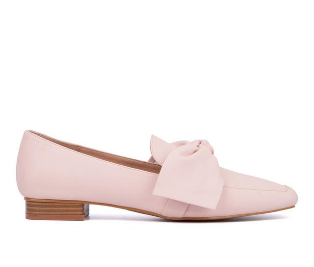 Women's New York and Company Dominica Loafers in Pastel Pink color