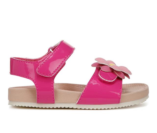 Girls' Dr. Scholls Toddler & Little Kid Islander Sandals in Hot Pink color