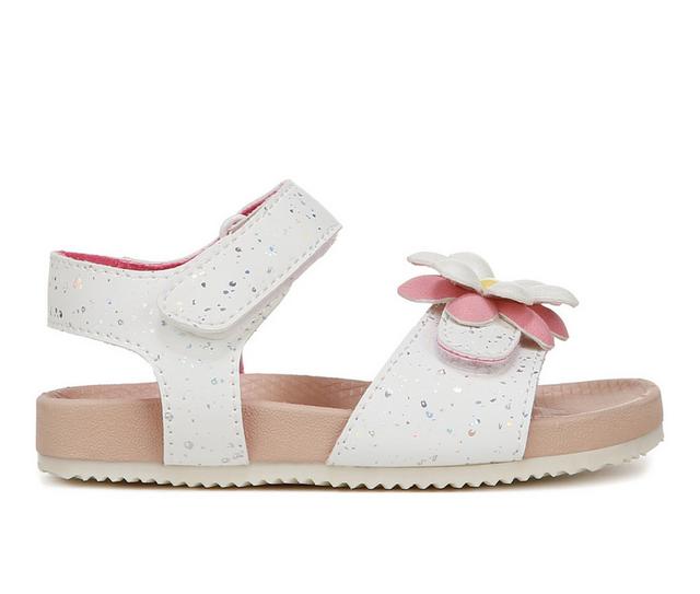 Girls' Dr. Scholls Toddler & Little Kid Islander Sandals in White color
