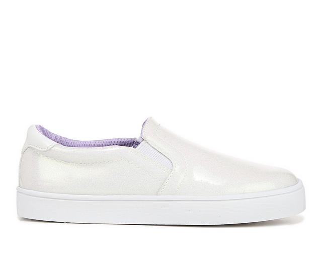 Girls' Dr. Scholls Little Kid Madison Slip On Sneakers in White color