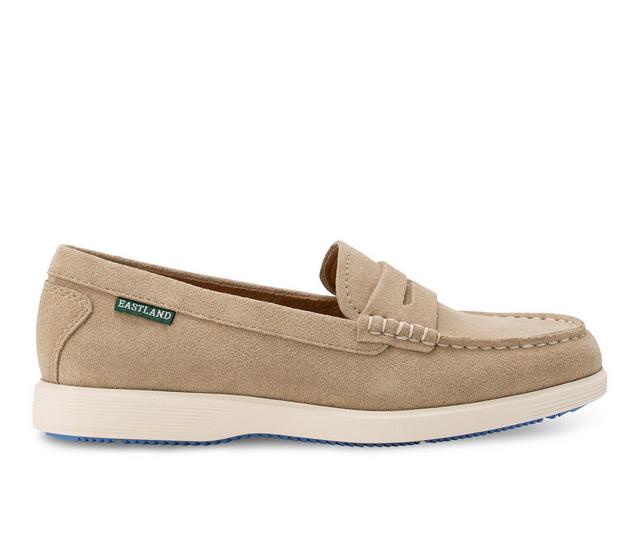 Women's Eastland Baldwin Loafers in Sand Nubuck color