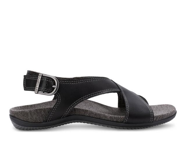 Women's Eastland Coastal Sandals in Black color