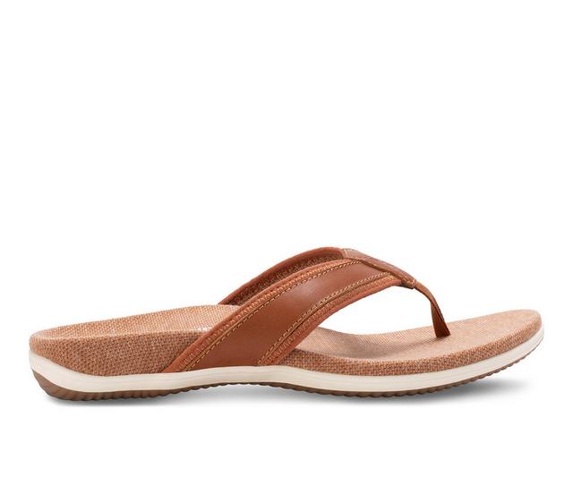 Women's Eastland Camden Flip-Flops in Tan color