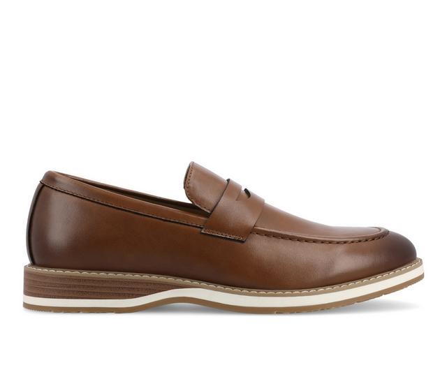 Men's Vance Co. Kahlil Casual Loafers in Cognac color