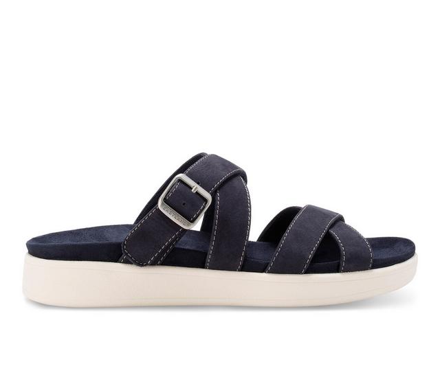 Women's Eastland Machias Sandals in Navy color